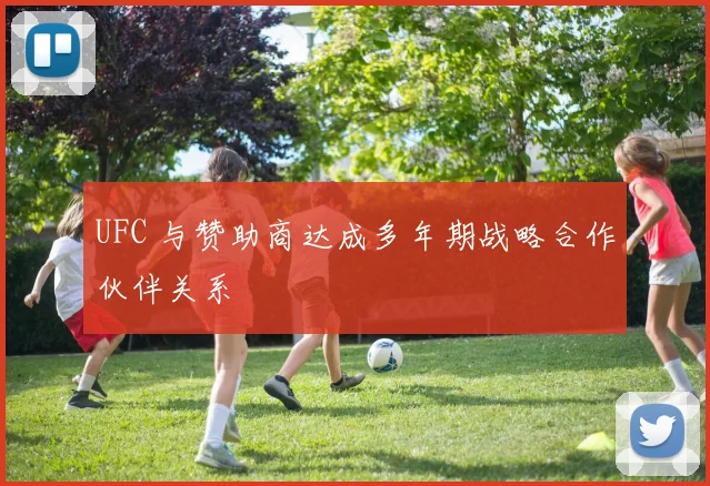 UFC 与赞助商达成多年期战略合作伙伴关系